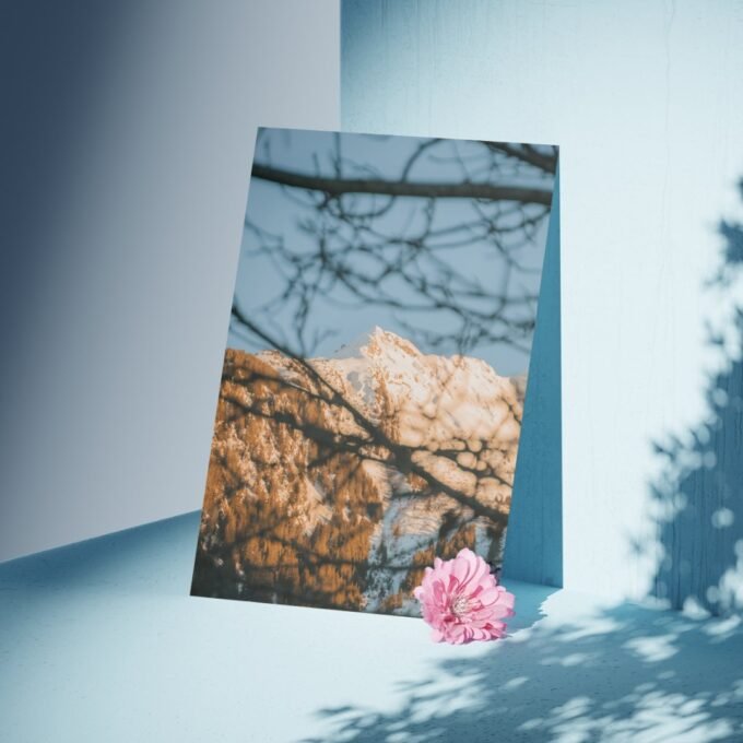 Golden Peaks: A Window to Serenity